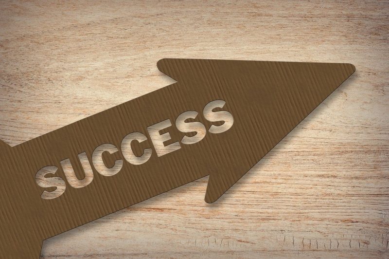 fleche succes